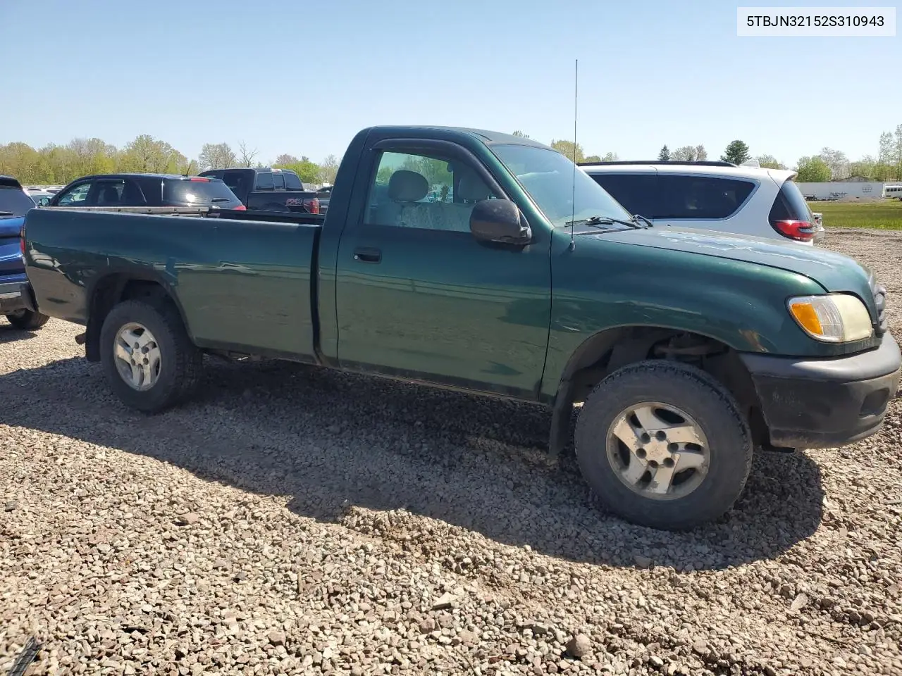 2002 Toyota Tundra VIN: 5TBJN32152S310943 Lot: 56734975