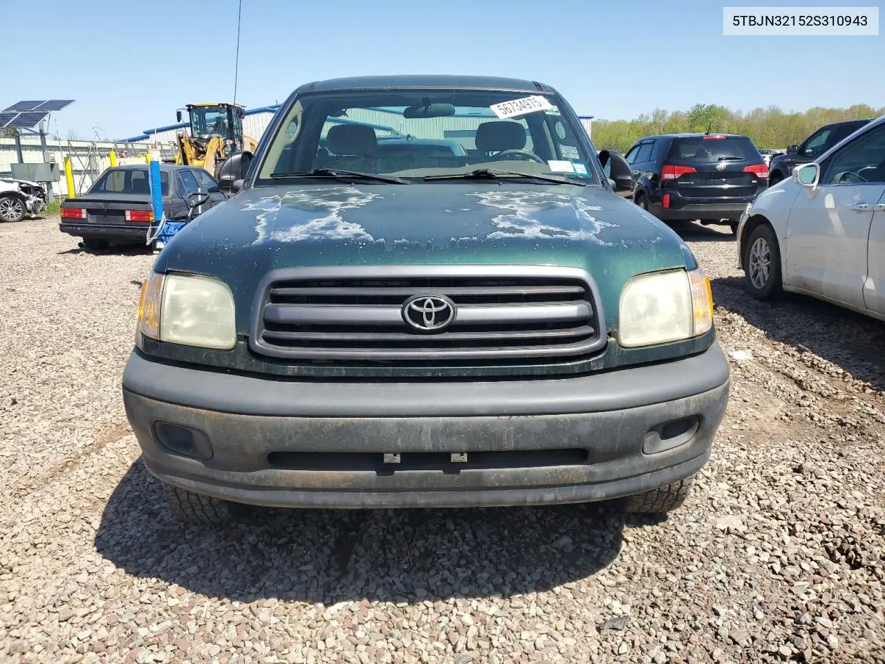 2002 Toyota Tundra VIN: 5TBJN32152S310943 Lot: 56734975