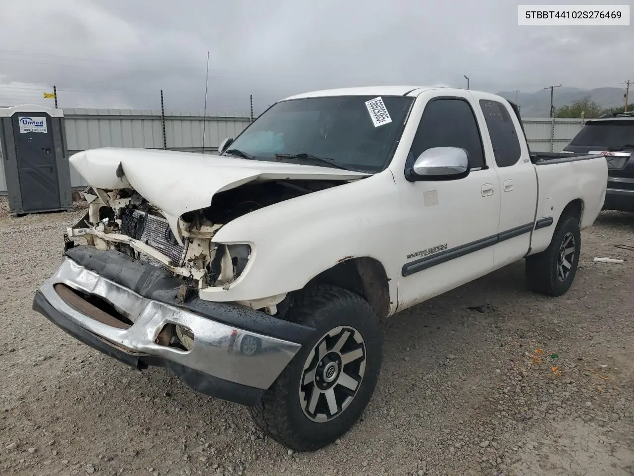 2002 Toyota Tundra Access Cab VIN: 5TBBT44102S276469 Lot: 56929365