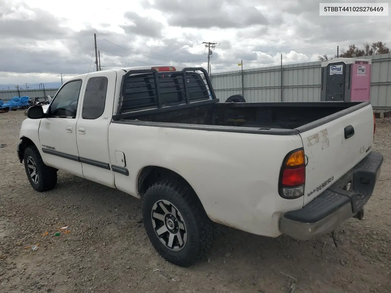 2002 Toyota Tundra Access Cab VIN: 5TBBT44102S276469 Lot: 56929365