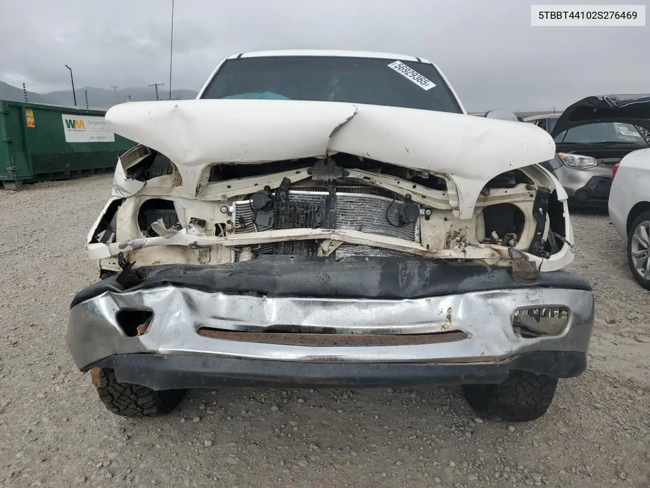 2002 Toyota Tundra Access Cab VIN: 5TBBT44102S276469 Lot: 56929365