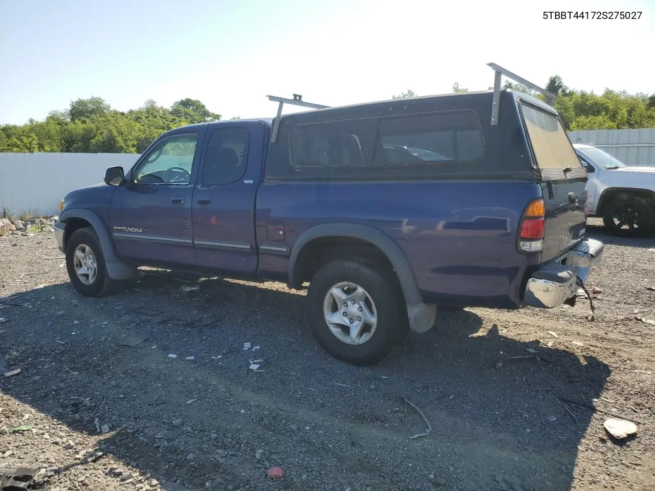 2002 Toyota Tundra Access Cab VIN: 5TBBT44172S275027 Lot: 62711445