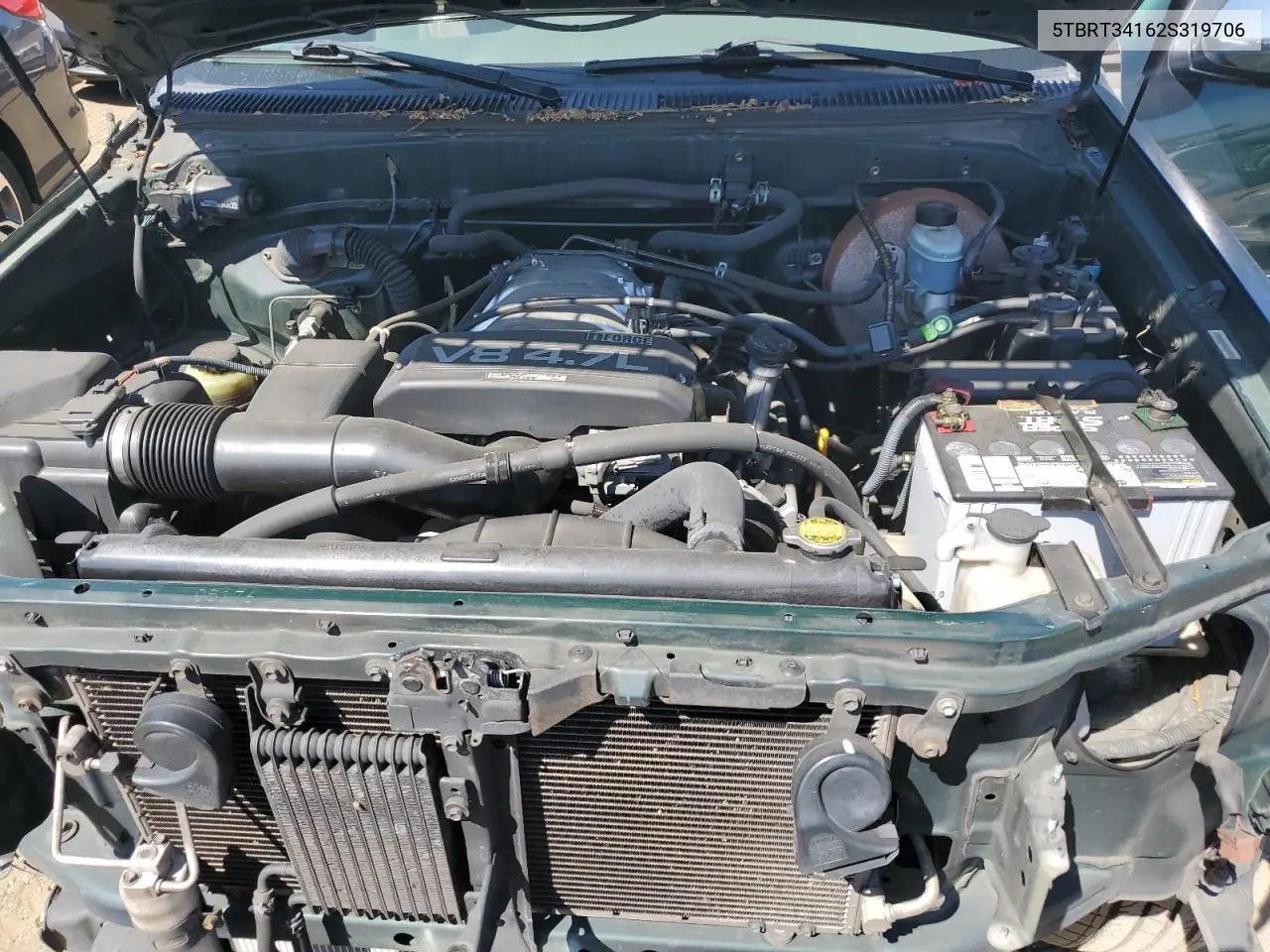2002 Toyota Tundra Access Cab VIN: 5TBRT34162S319706 Lot: 62978105