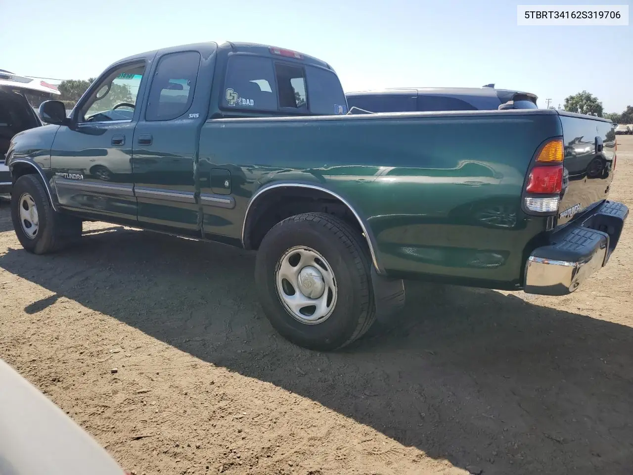 2002 Toyota Tundra Access Cab VIN: 5TBRT34162S319706 Lot: 62978105
