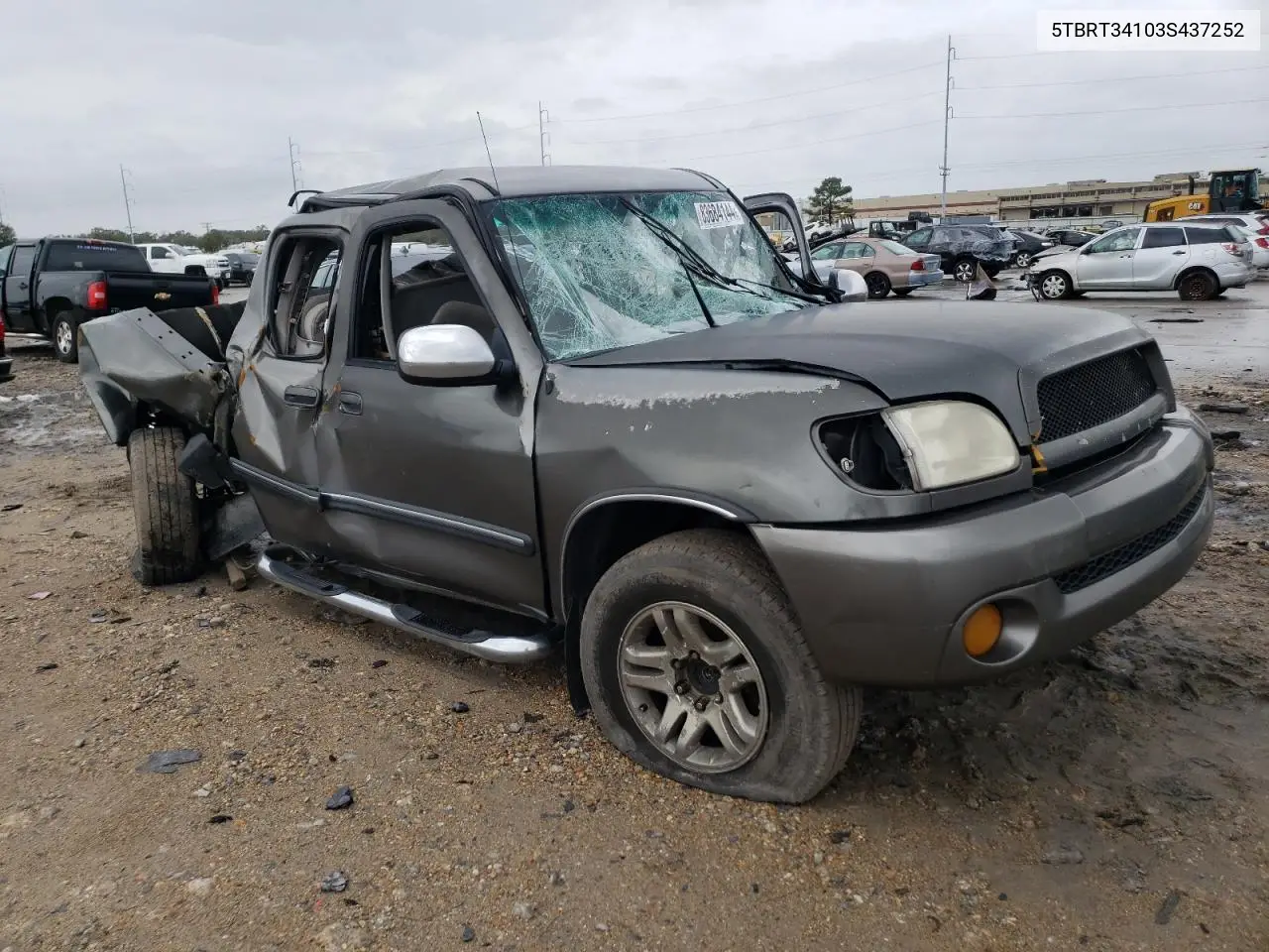 2003 Toyota Tundra Access Cab Sr5 VIN: 5TBRT34103S437252 Lot: 48179205