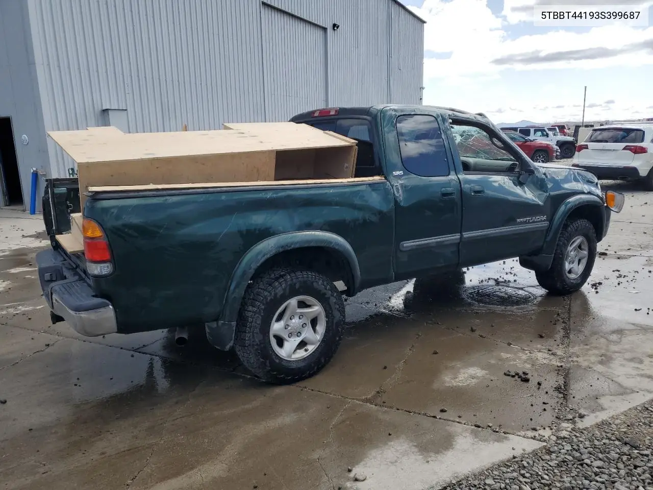 2003 Toyota Tundra Access Cab Sr5 VIN: 5TBBT44193S399687 Lot: 51774295