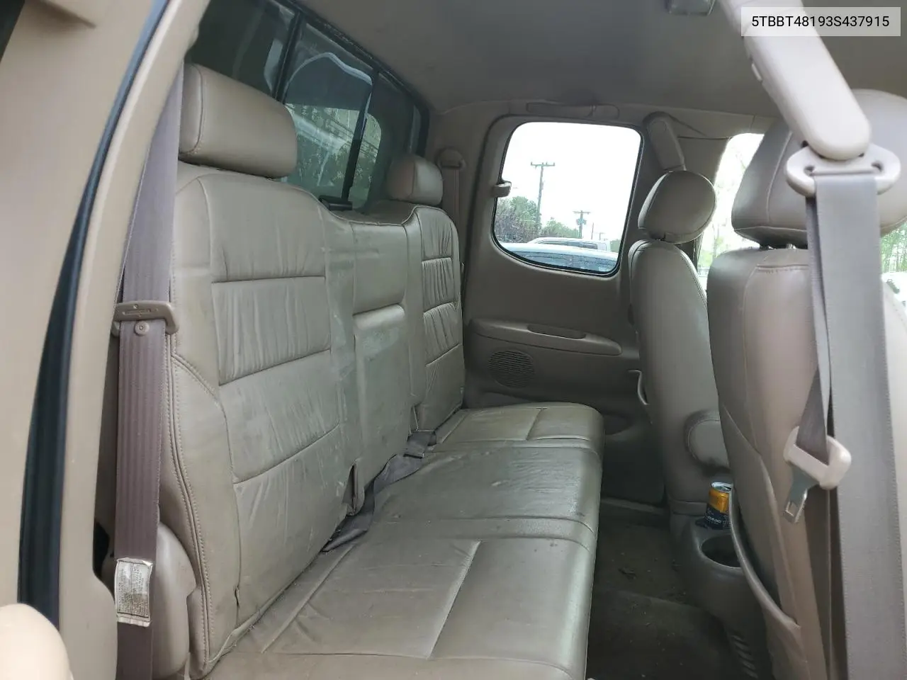 2003 Toyota Tundra Access Cab Limited VIN: 5TBBT48193S437915 Lot: 56482875