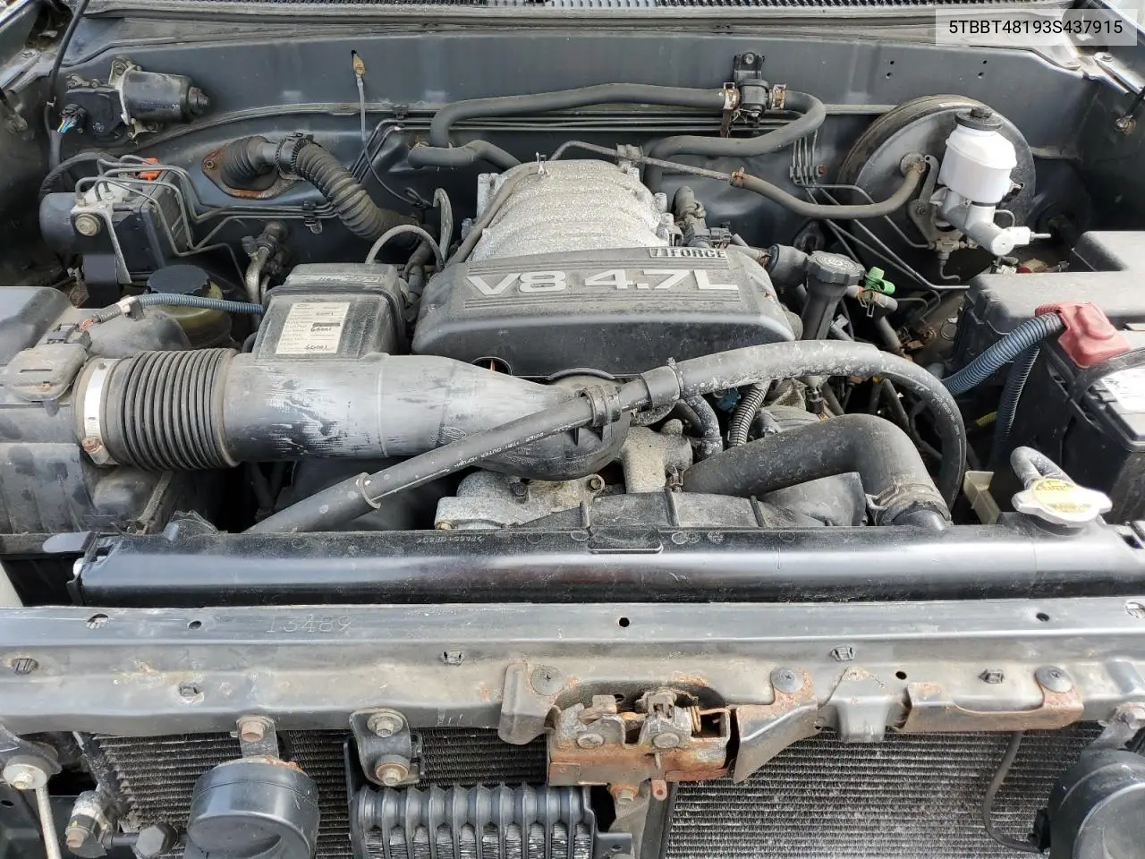 2003 Toyota Tundra Access Cab Limited VIN: 5TBBT48193S437915 Lot: 56482875