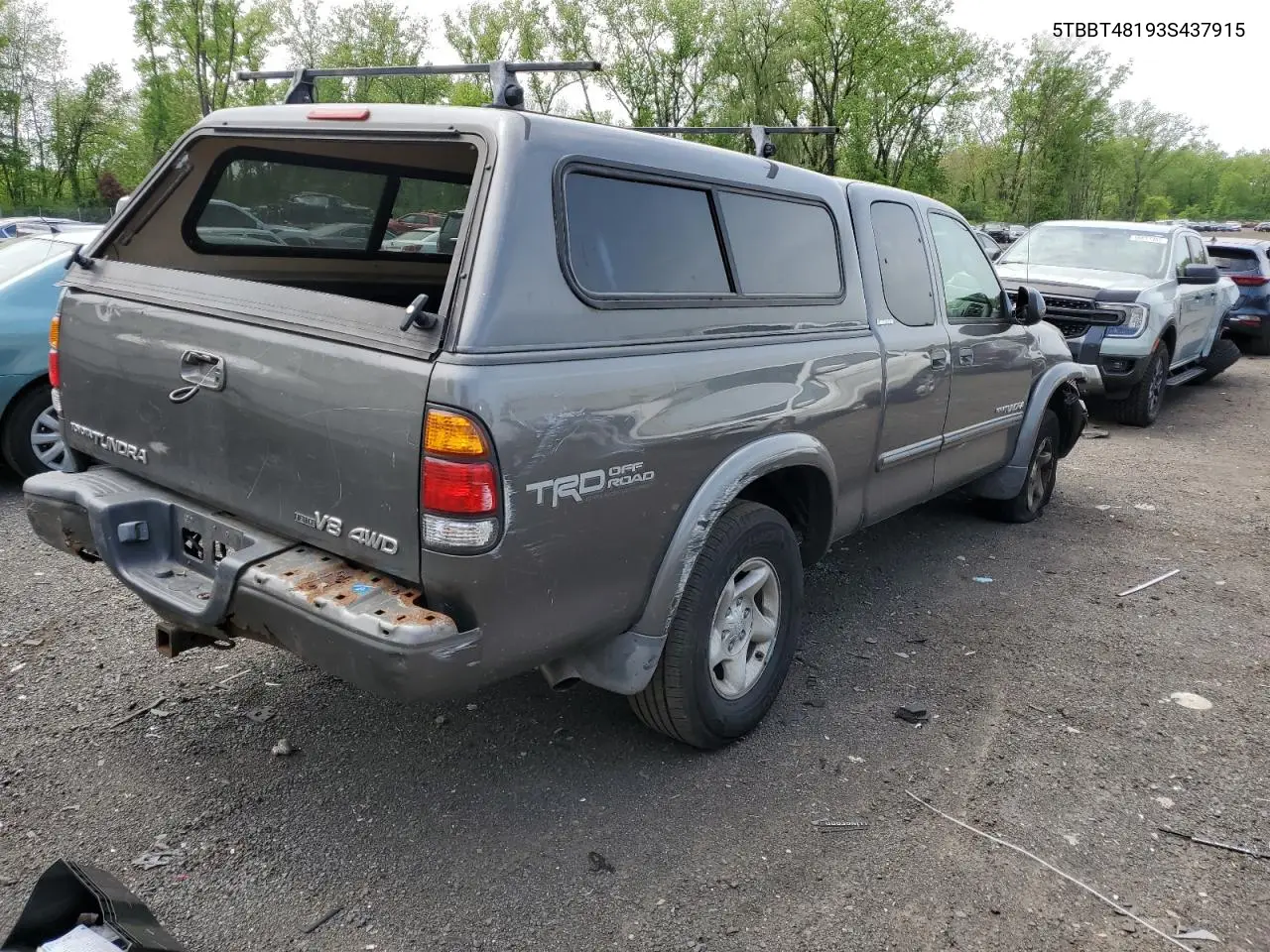 2003 Toyota Tundra Access Cab Limited VIN: 5TBBT48193S437915 Lot: 56482875