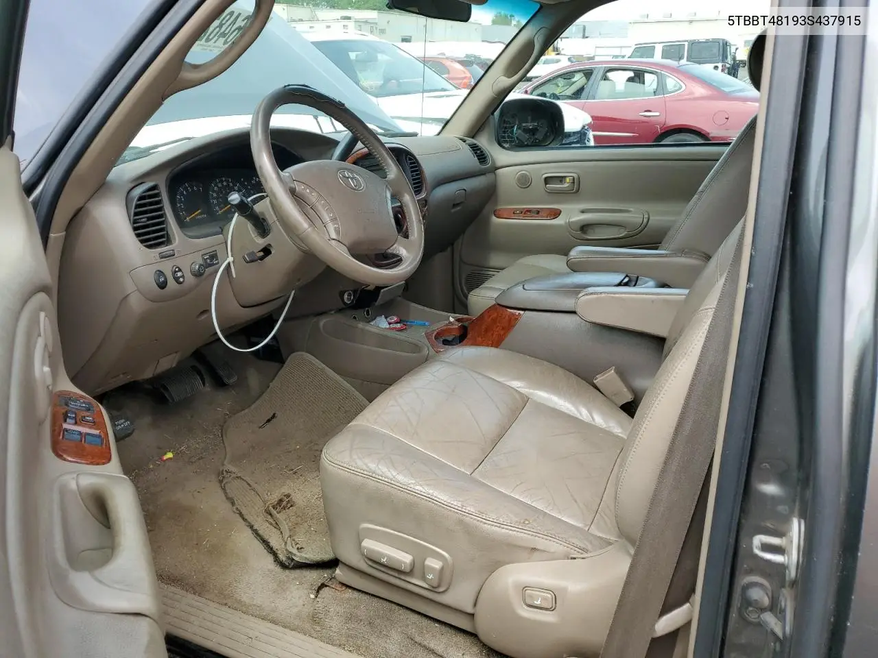 2003 Toyota Tundra Access Cab Limited VIN: 5TBBT48193S437915 Lot: 56482875