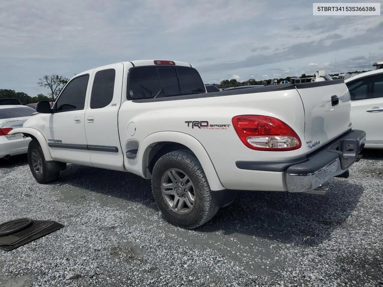 2003 Toyota Tundra Access Cab Sr5 VIN: 5TBRT34153S366386 Lot: 56590885