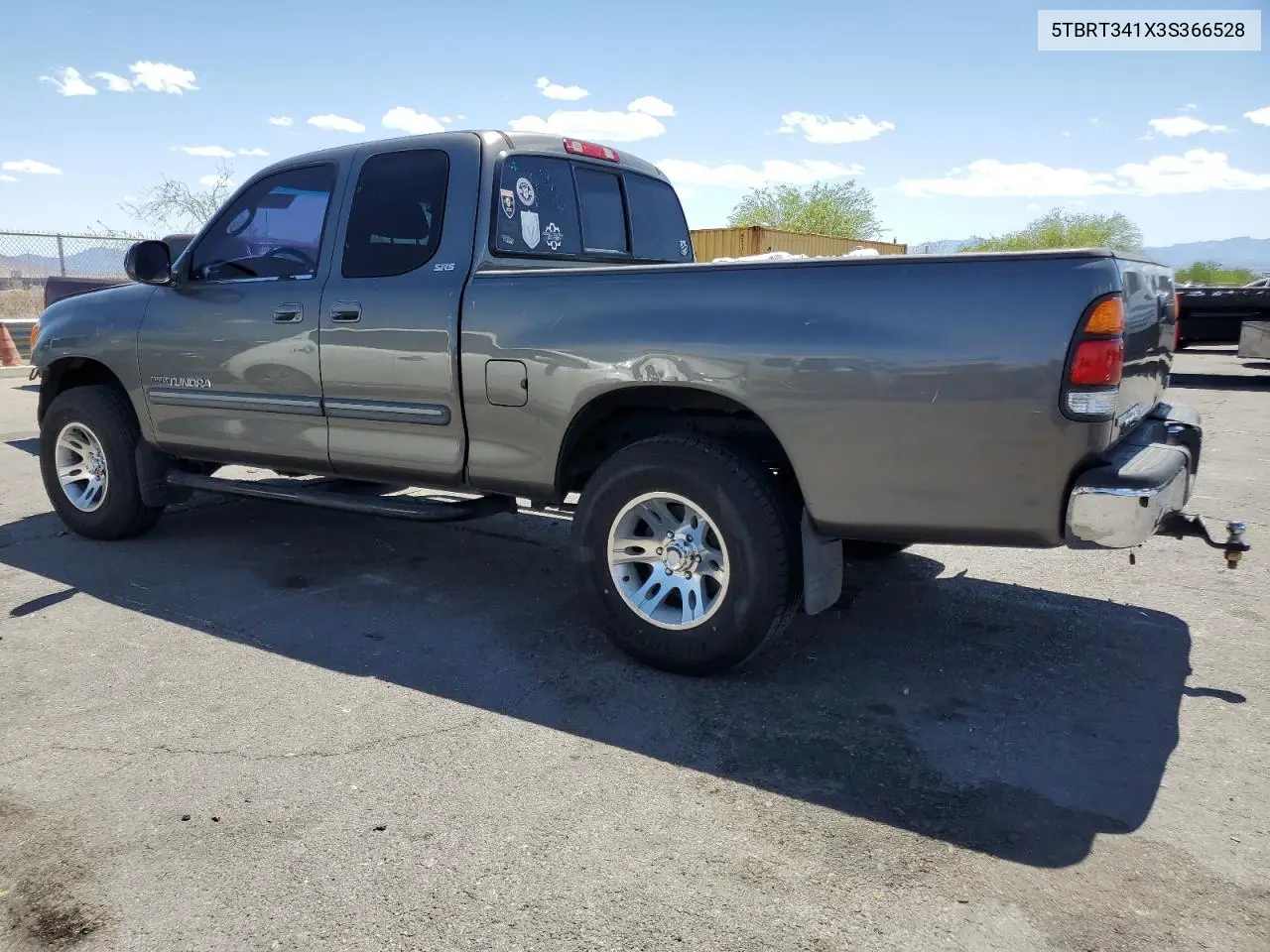 2003 Toyota Tundra Access Cab Sr5 VIN: 5TBRT341X3S366528 Lot: 56738505