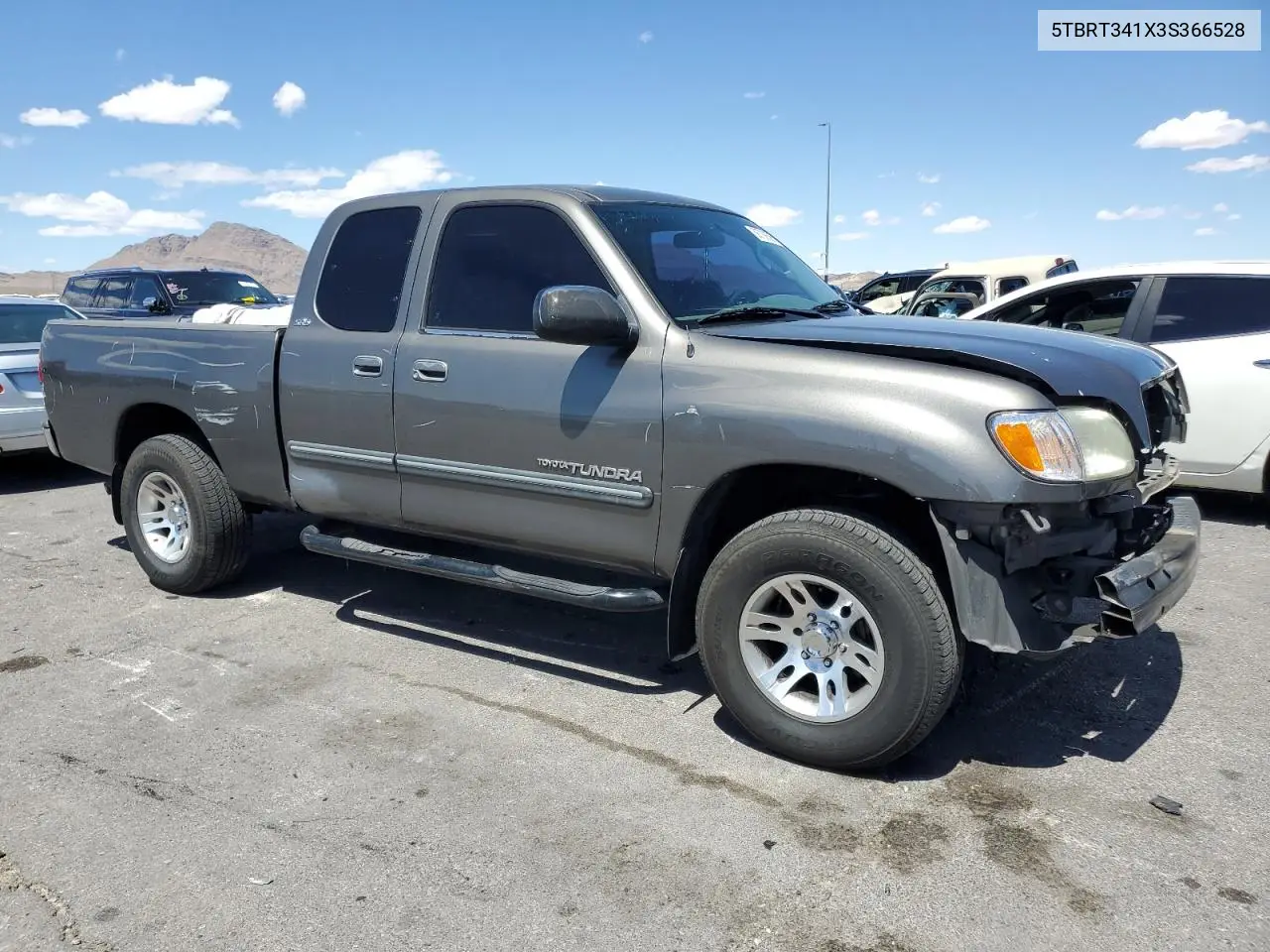 2003 Toyota Tundra Access Cab Sr5 VIN: 5TBRT341X3S366528 Lot: 56738505