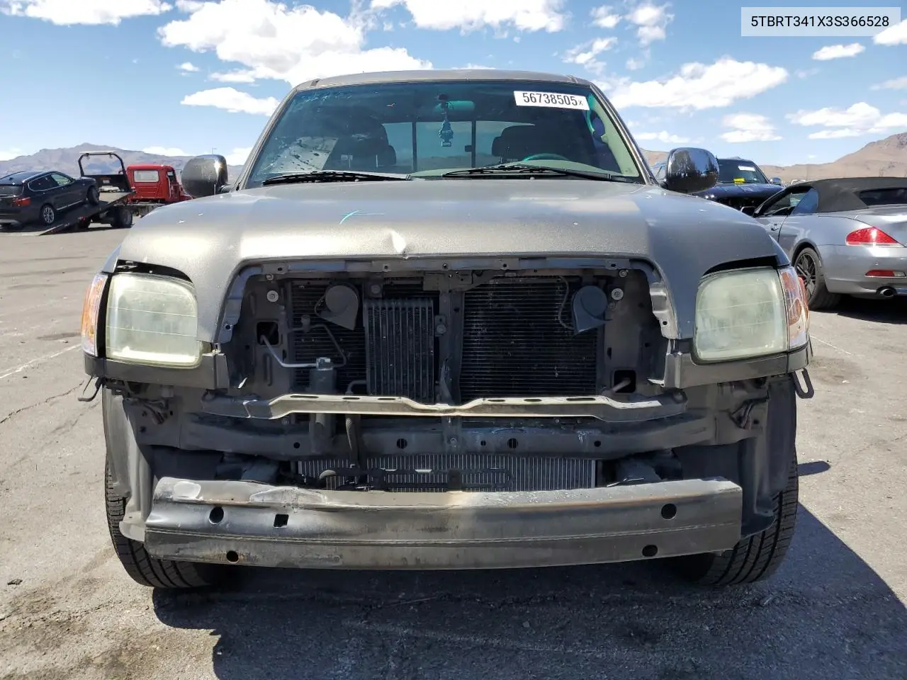 2003 Toyota Tundra Access Cab Sr5 VIN: 5TBRT341X3S366528 Lot: 56738505