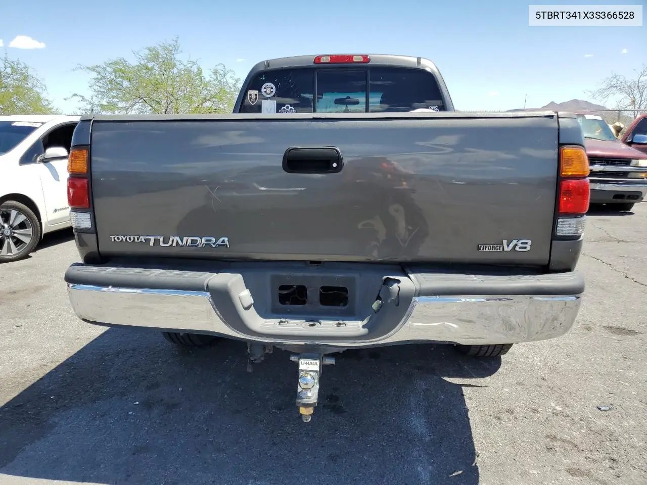 2003 Toyota Tundra Access Cab Sr5 VIN: 5TBRT341X3S366528 Lot: 56738505