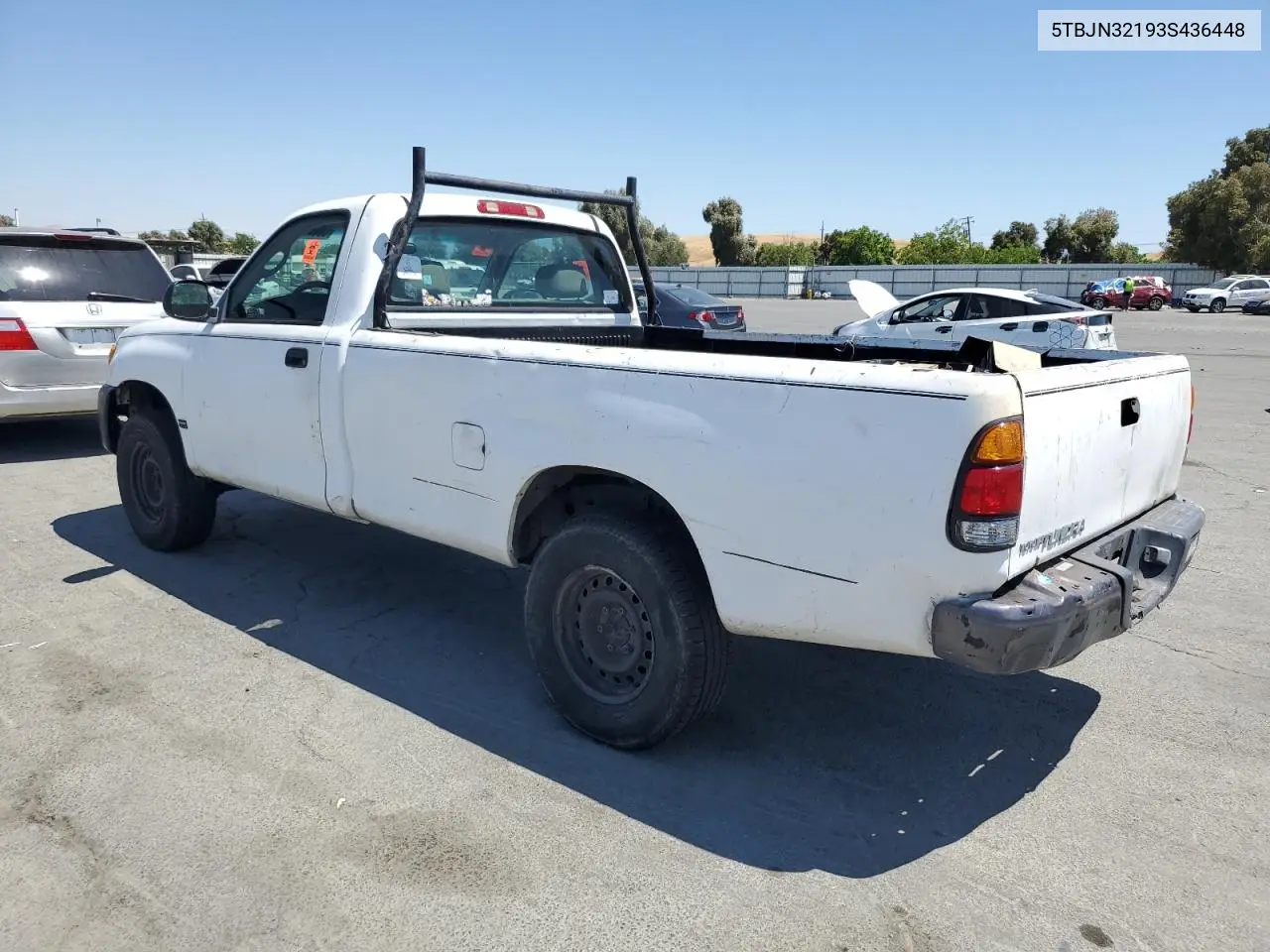 2003 Toyota Tundra VIN: 5TBJN32193S436448 Lot: 63147665
