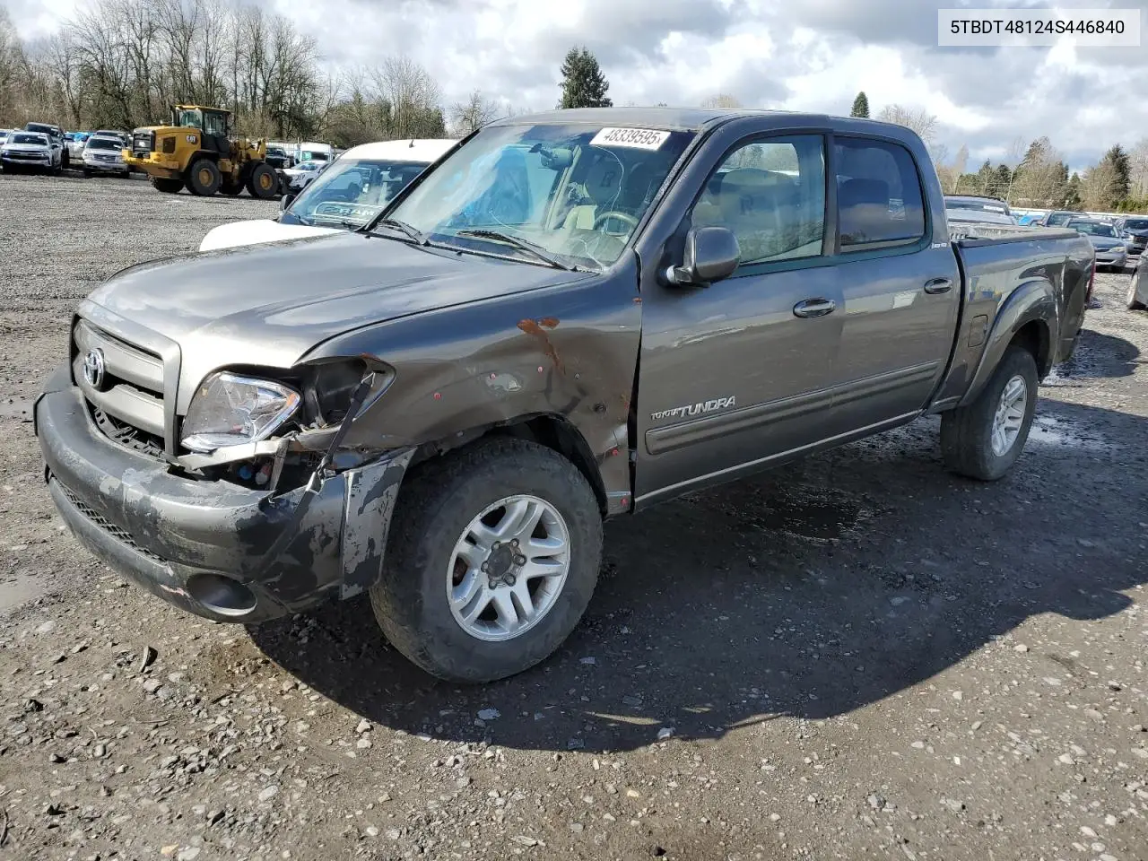 2004 Toyota Tundra Double Cab Limited VIN: 5TBDT48124S446840 Lot: 48339595