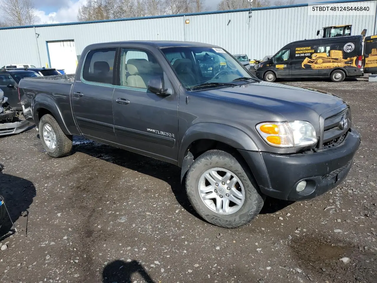 2004 Toyota Tundra Double Cab Limited VIN: 5TBDT48124S446840 Lot: 48339595