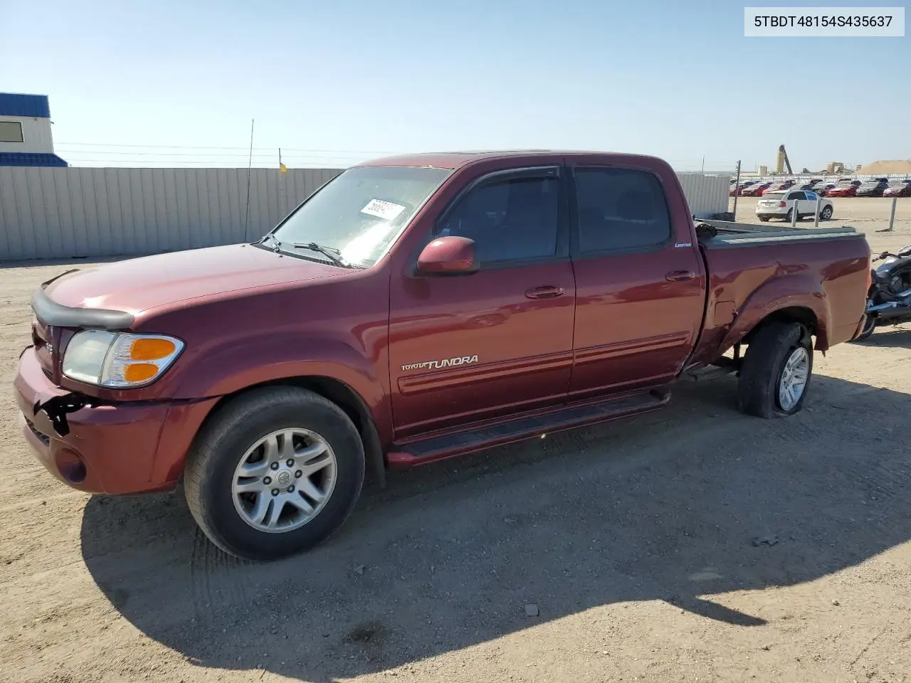 2004 Toyota Tundra Double Cab Limited VIN: 5TBDT48154S435637 Lot: 56684855