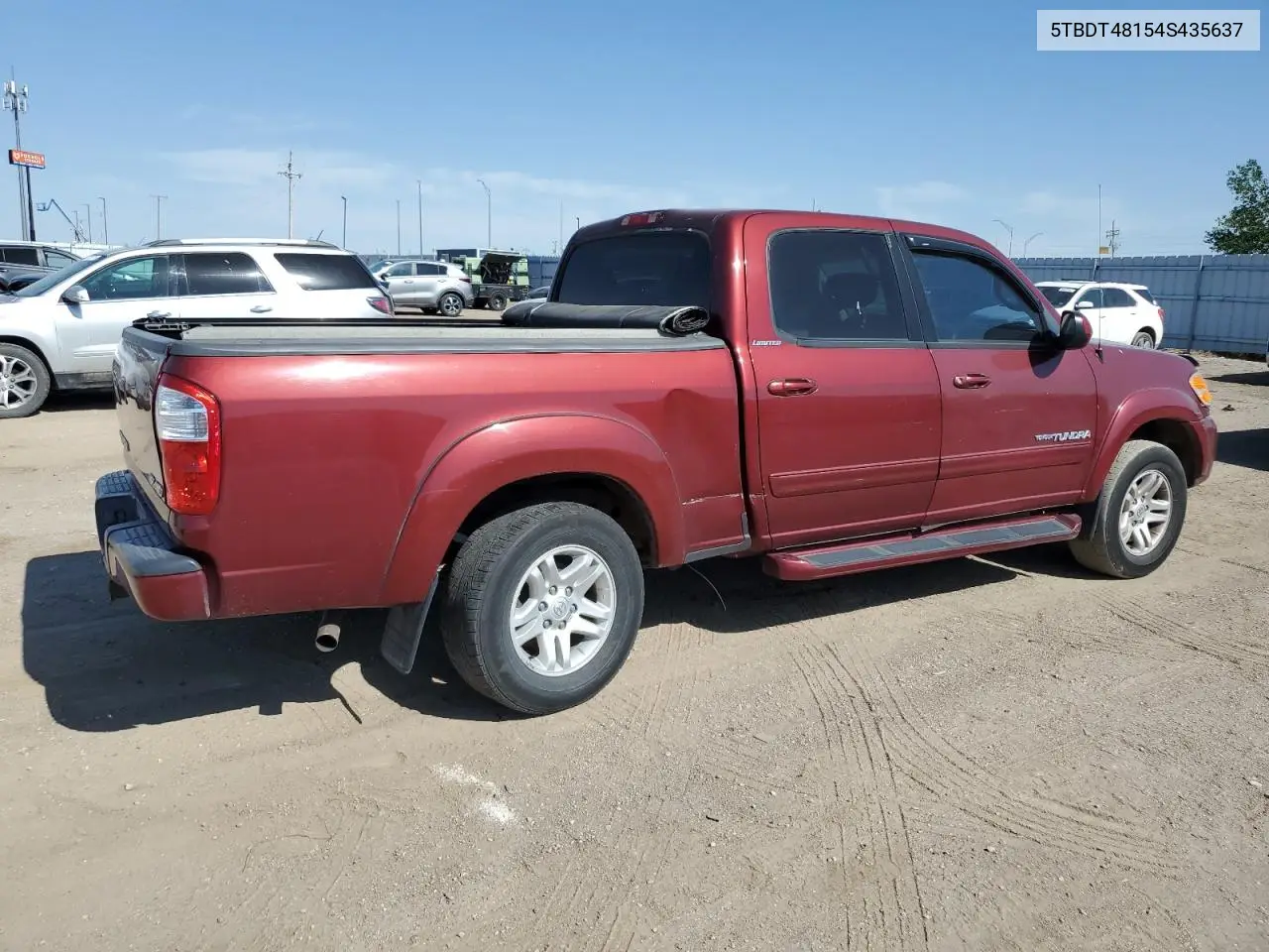 2004 Toyota Tundra Double Cab Limited VIN: 5TBDT48154S435637 Lot: 56684855