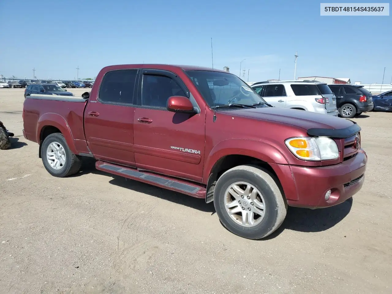 2004 Toyota Tundra Double Cab Limited VIN: 5TBDT48154S435637 Lot: 56684855