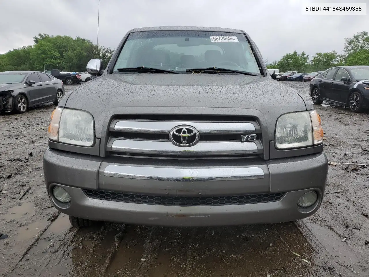 2004 Toyota Tundra Double Cab Sr5 VIN: 5TBDT44184S459355 Lot: 56726555