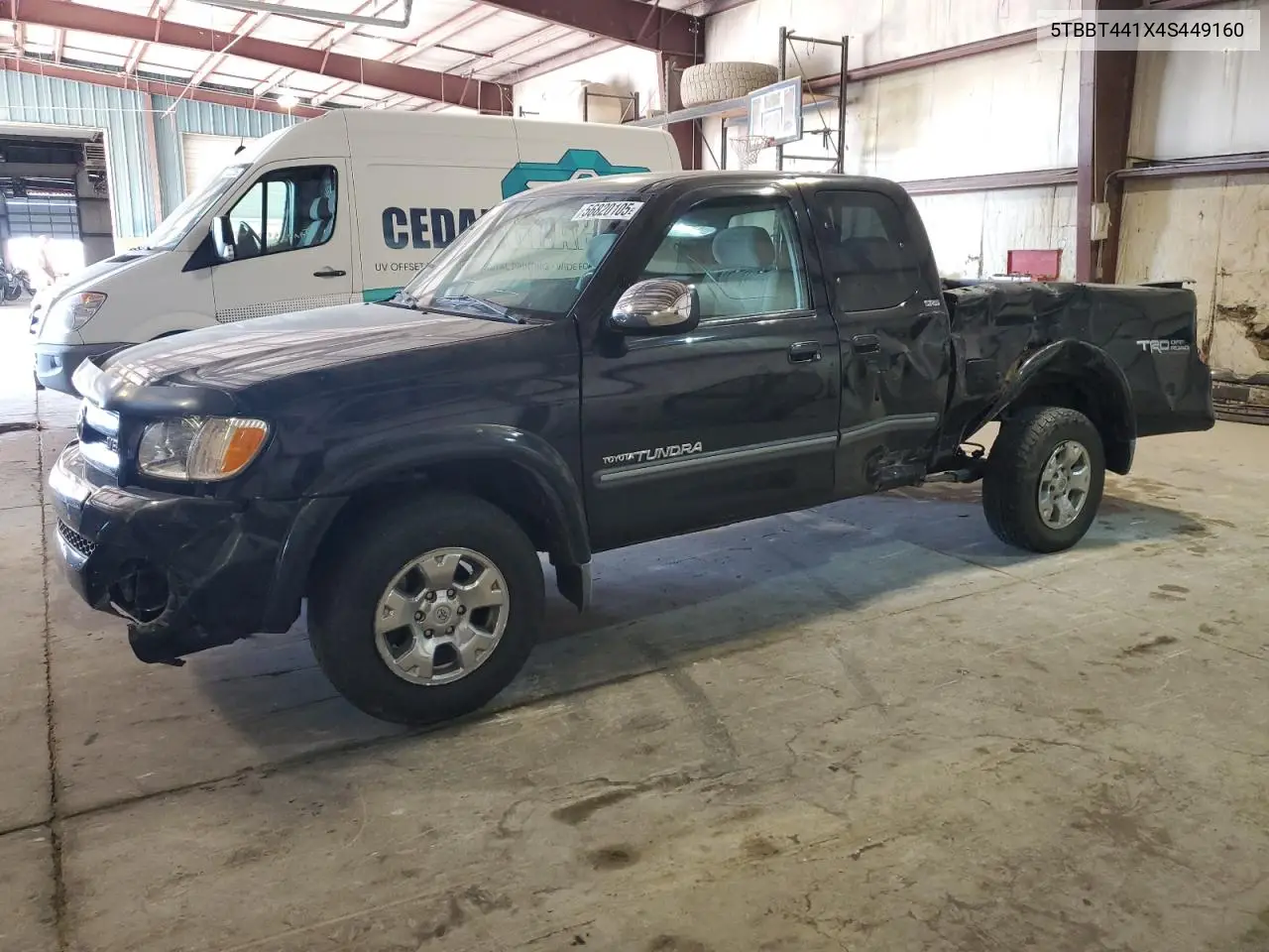 2004 Toyota Tundra Access Cab Sr5 VIN: 5TBBT441X4S449160 Lot: 56820105