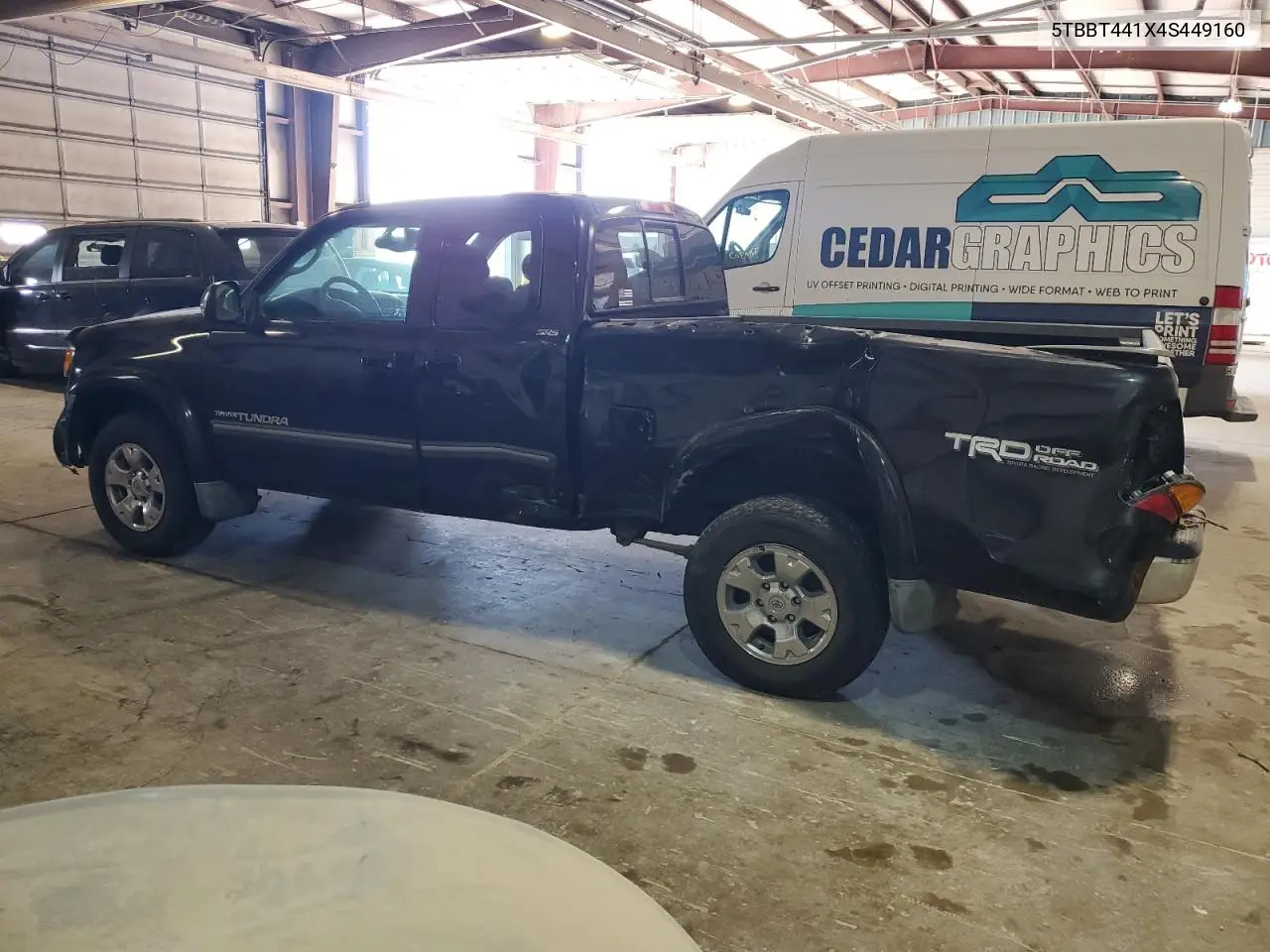 2004 Toyota Tundra Access Cab Sr5 VIN: 5TBBT441X4S449160 Lot: 56820105