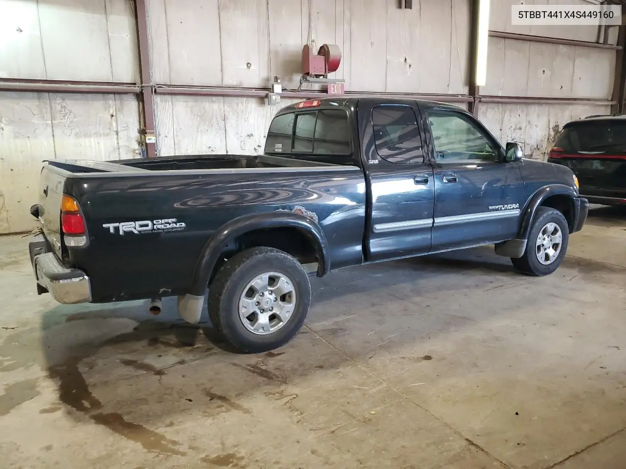 2004 Toyota Tundra Access Cab Sr5 VIN: 5TBBT441X4S449160 Lot: 56820105