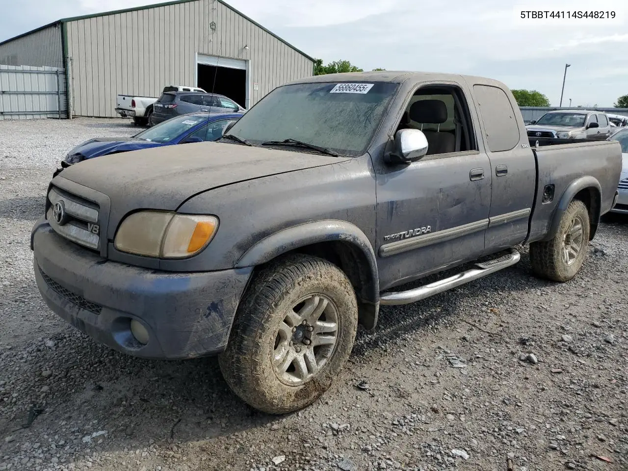 2004 Toyota Tundra Access Cab Sr5 VIN: 5TBBT44114S448219 Lot: 56860455