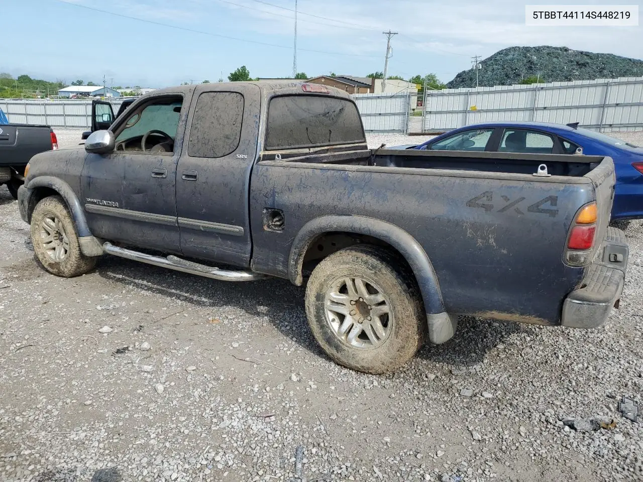 2004 Toyota Tundra Access Cab Sr5 VIN: 5TBBT44114S448219 Lot: 56860455