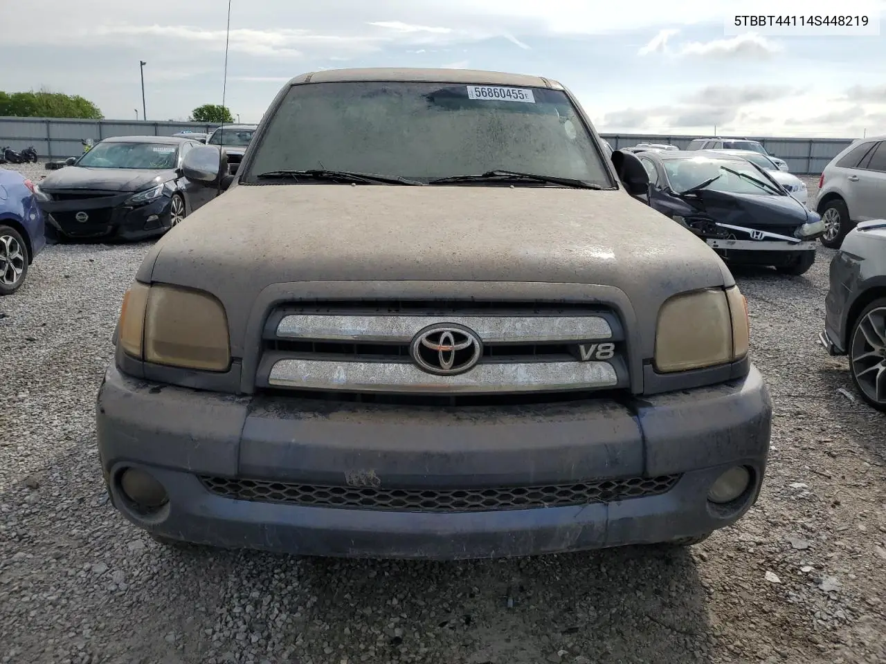 2004 Toyota Tundra Access Cab Sr5 VIN: 5TBBT44114S448219 Lot: 56860455