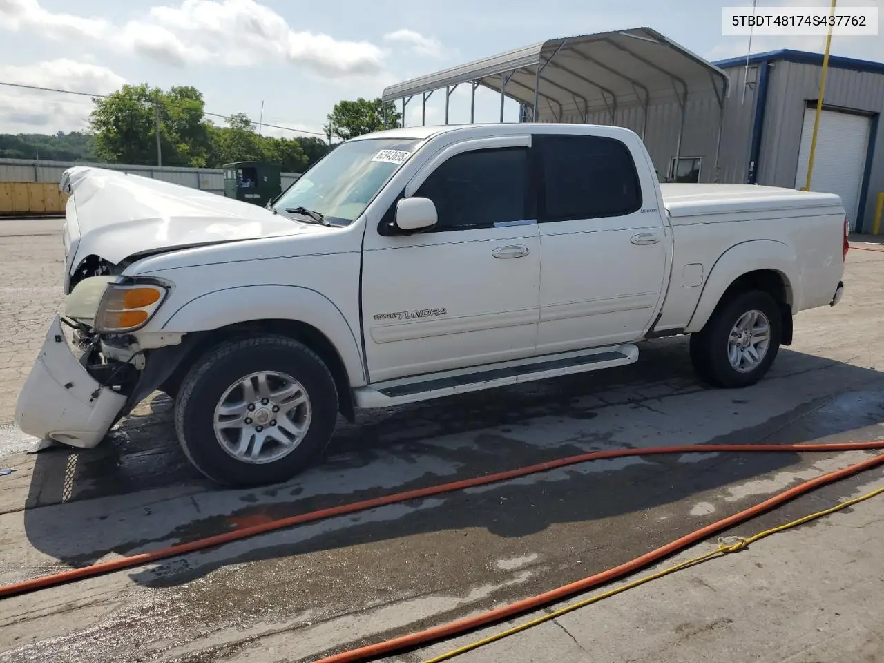 2004 Toyota Tundra Double Cab Limited VIN: 5TBDT48174S437762 Lot: 62943695