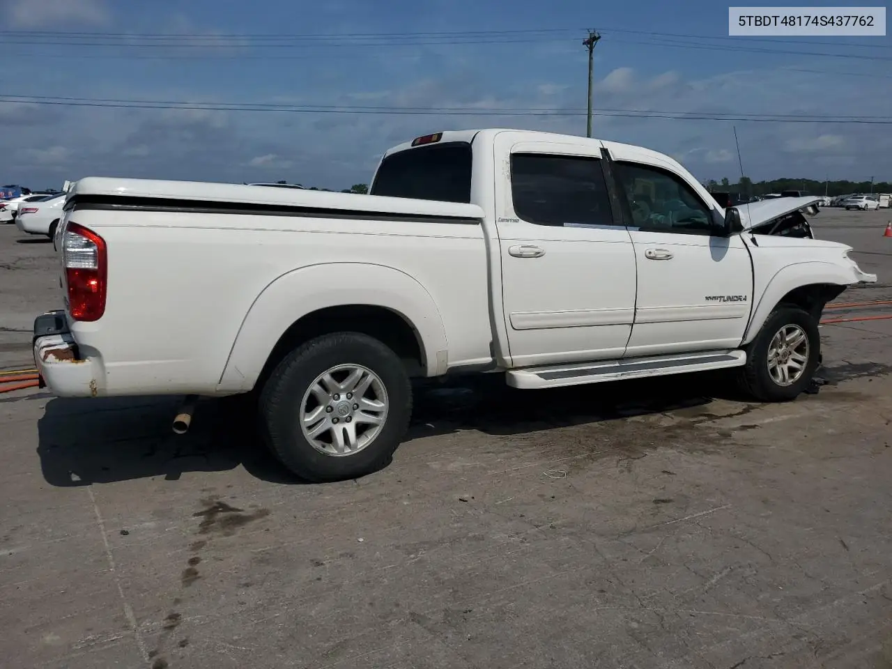 2004 Toyota Tundra Double Cab Limited VIN: 5TBDT48174S437762 Lot: 62943695