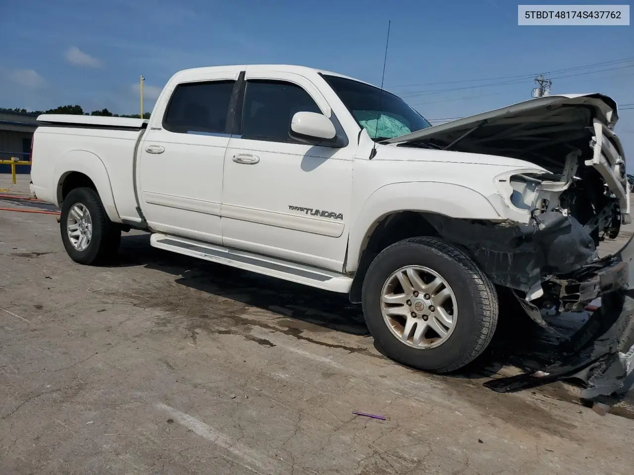 2004 Toyota Tundra Double Cab Limited VIN: 5TBDT48174S437762 Lot: 62943695