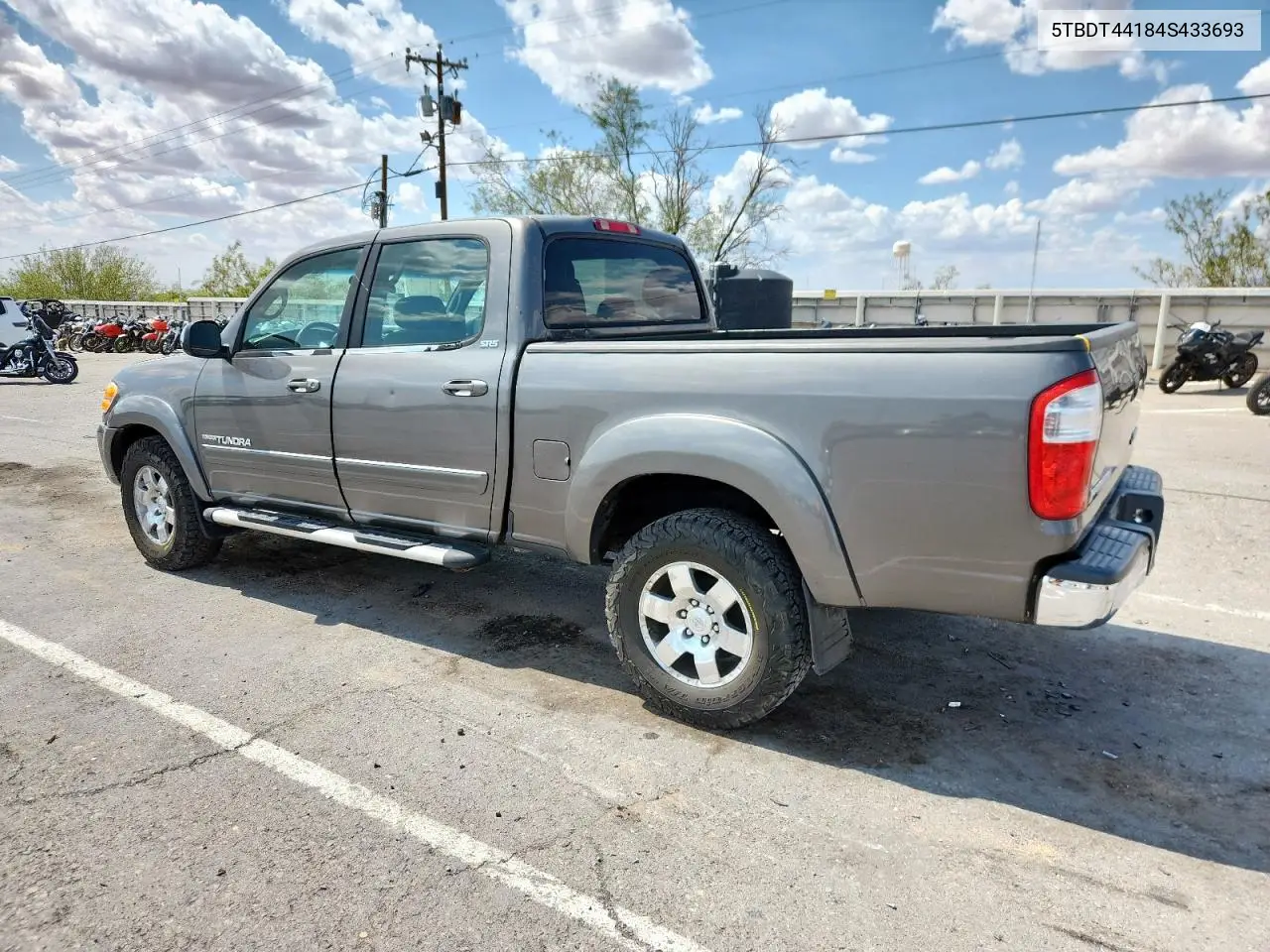 2004 Toyota Tundra Double Cab Sr5 VIN: 5TBDT44184S433693 Lot: 62966365