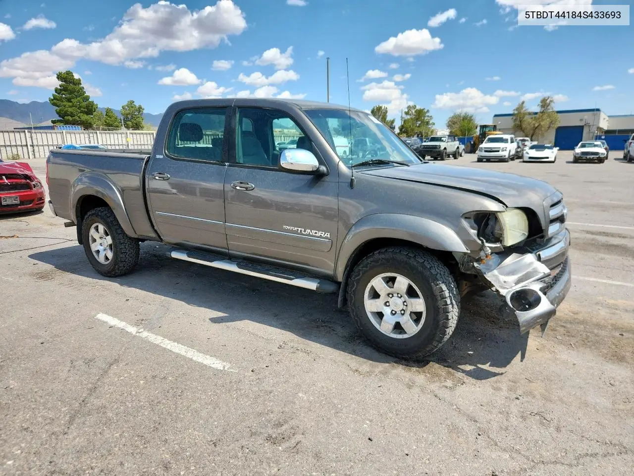 2004 Toyota Tundra Double Cab Sr5 VIN: 5TBDT44184S433693 Lot: 62966365
