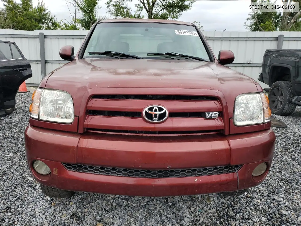 2004 Toyota Tundra Double Cab Limited VIN: 5TBDT48134S466160 Lot: 63141985