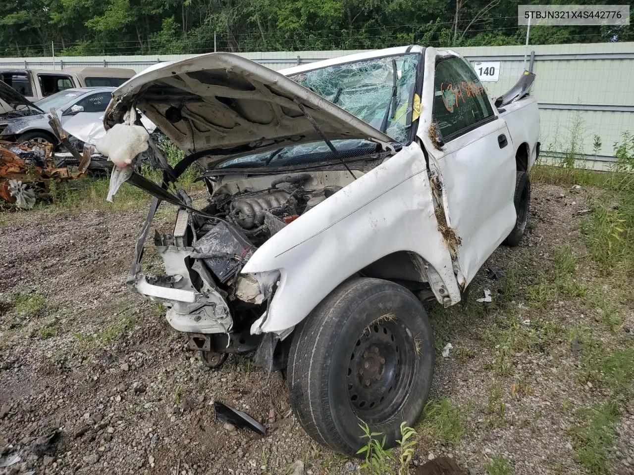 2004 Toyota Tundra VIN: 5TBJN321X4S442776 Lot: 63484845