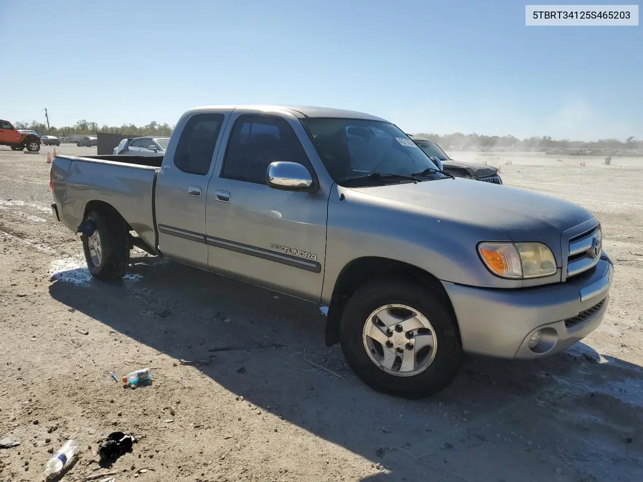2005 Toyota Tundra Access Cab Sr5 VIN: 5TBRT34125S465203 Lot: 43371625