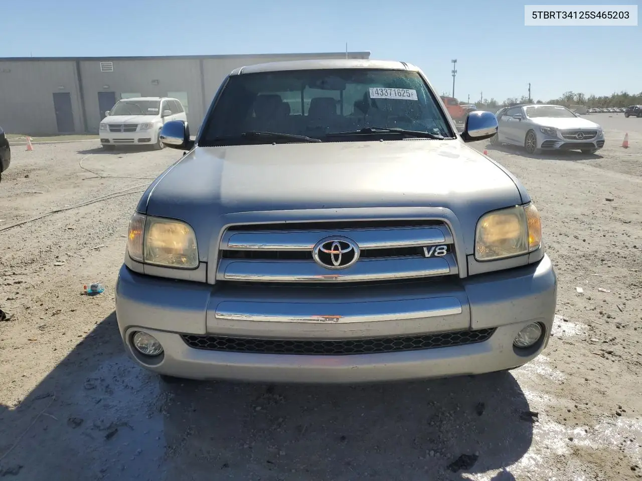 2005 Toyota Tundra Access Cab Sr5 VIN: 5TBRT34125S465203 Lot: 43371625