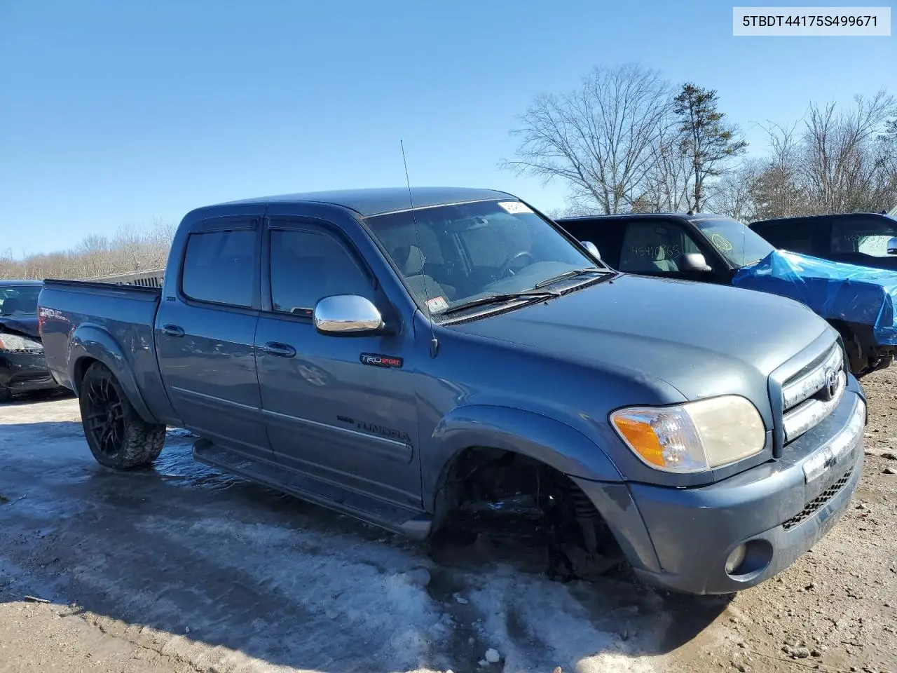 2005 Toyota Tundra Double Cab Sr5 VIN: 5TBDT44175S499671 Lot: 45646185