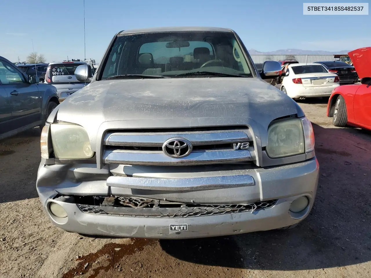 2005 Toyota Tundra Double Cab Sr5 VIN: 5TBET34185S482537 Lot: 48827925