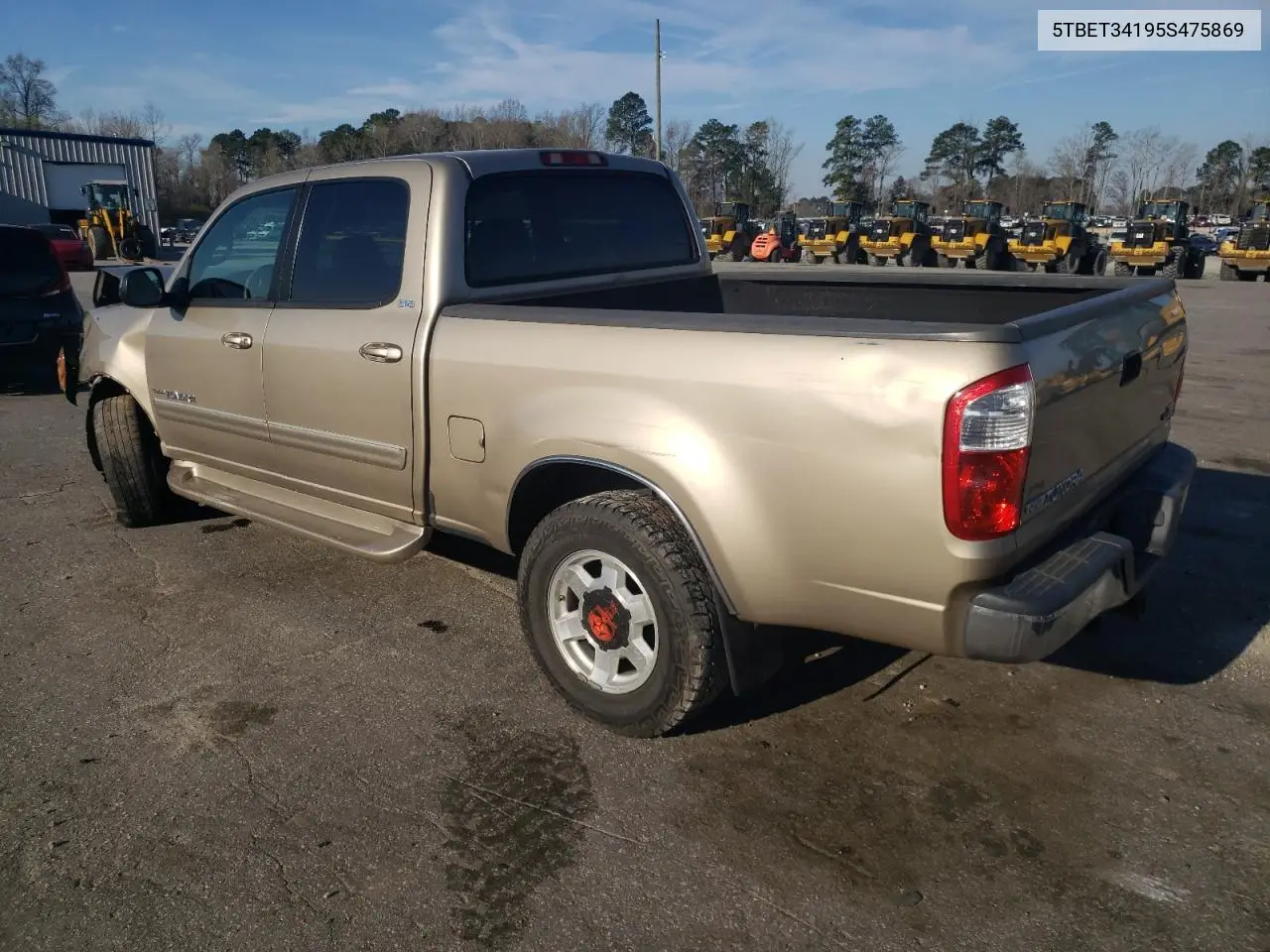2005 Toyota Tundra Double Cab Sr5 VIN: 5TBET34195S475869 Lot: 49588195