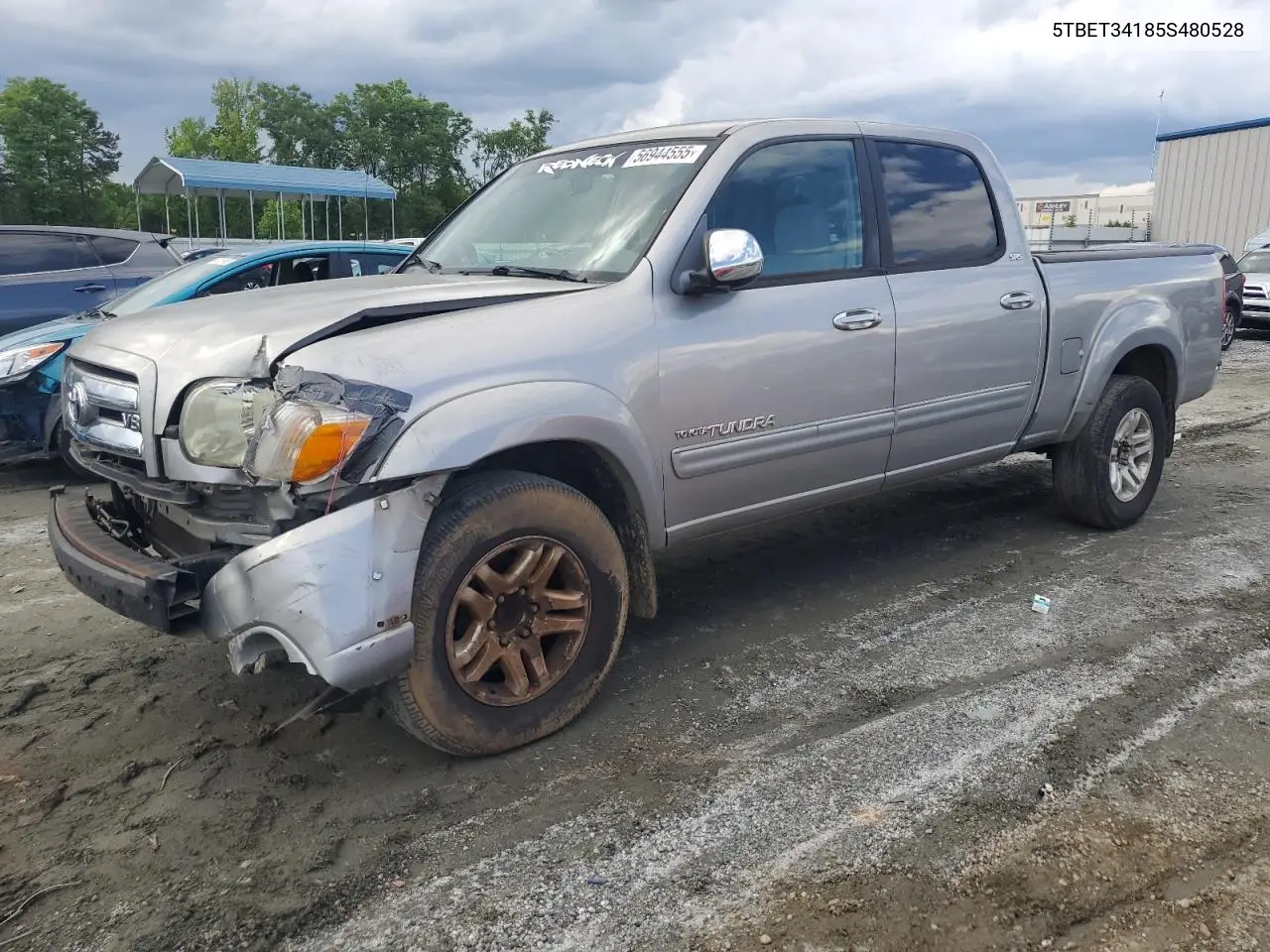 2005 Toyota Tundra Double Cab Sr5 VIN: 5TBET34185S480528 Lot: 56944555