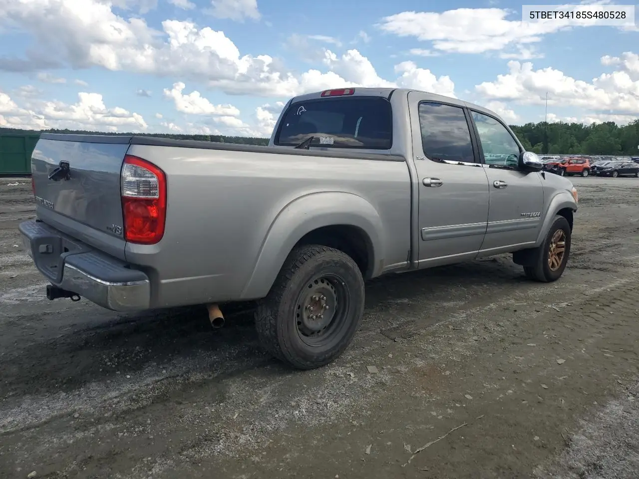 2005 Toyota Tundra Double Cab Sr5 VIN: 5TBET34185S480528 Lot: 56944555