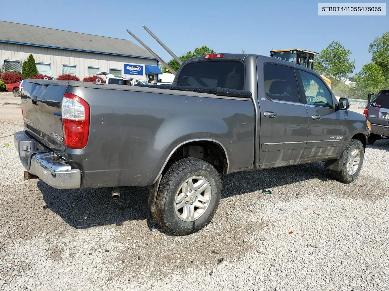 2005 Toyota Tundra Double Cab Sr5 VIN: 5TBDT44105S475065 Lot: 59150025