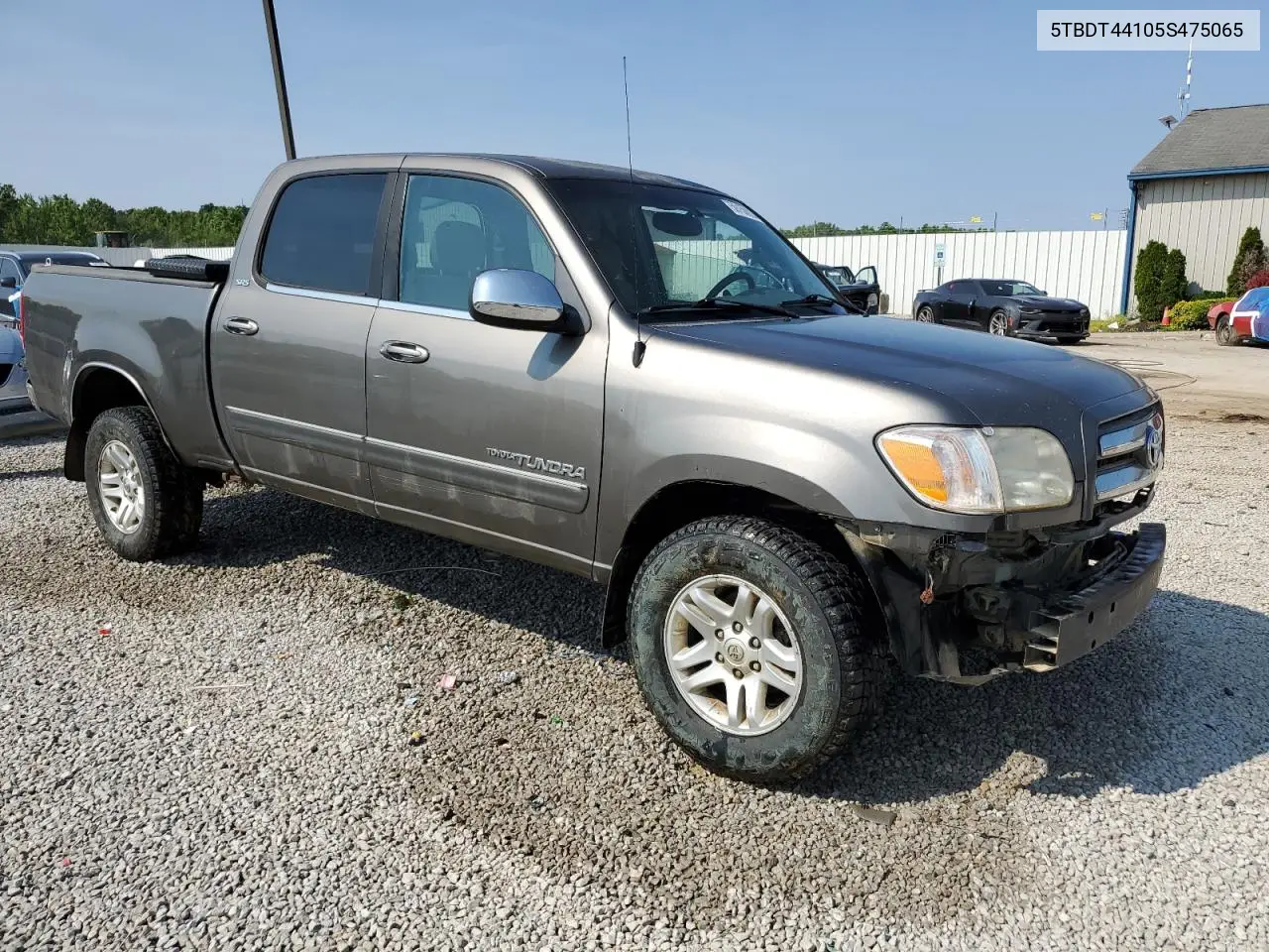 2005 Toyota Tundra Double Cab Sr5 VIN: 5TBDT44105S475065 Lot: 59150025