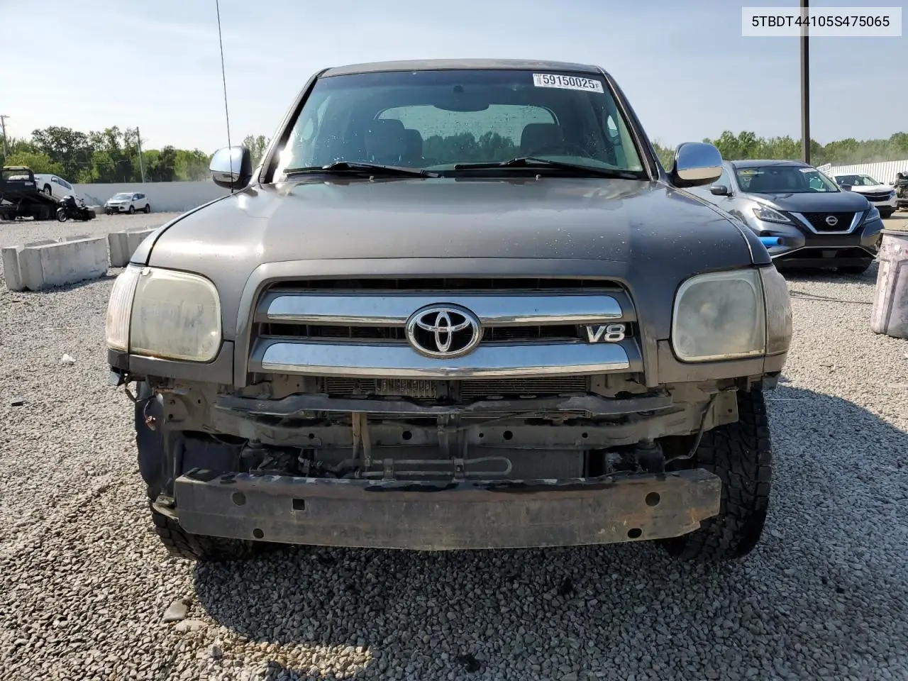 2005 Toyota Tundra Double Cab Sr5 VIN: 5TBDT44105S475065 Lot: 59150025