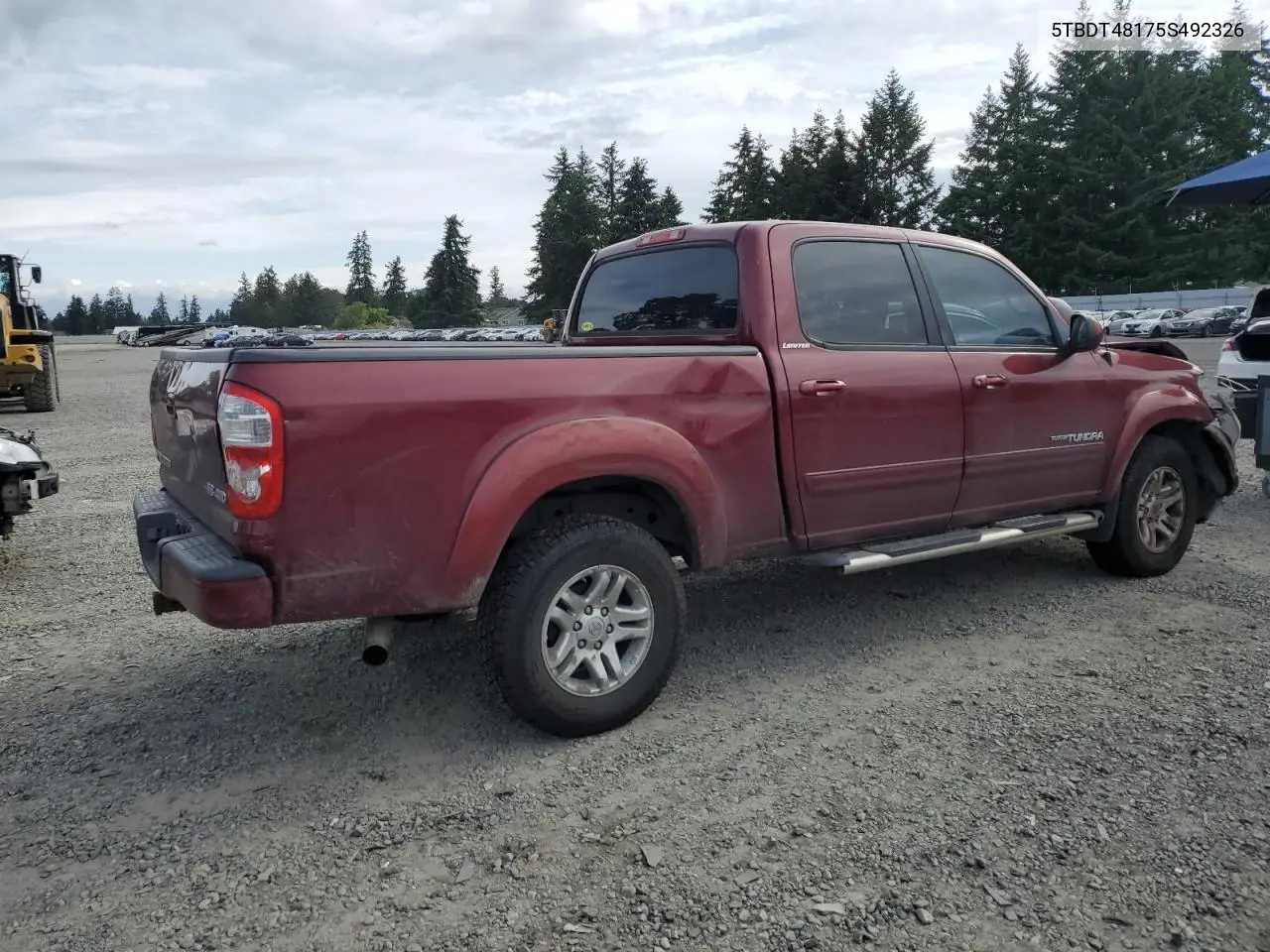2005 Toyota Tundra Double Cab Limited VIN: 5TBDT48175S492326 Lot: 61964275